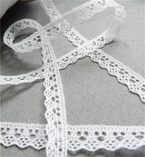 New Embroidered Net White Black Lace