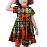 Summer Children Short Sleeves Dresses