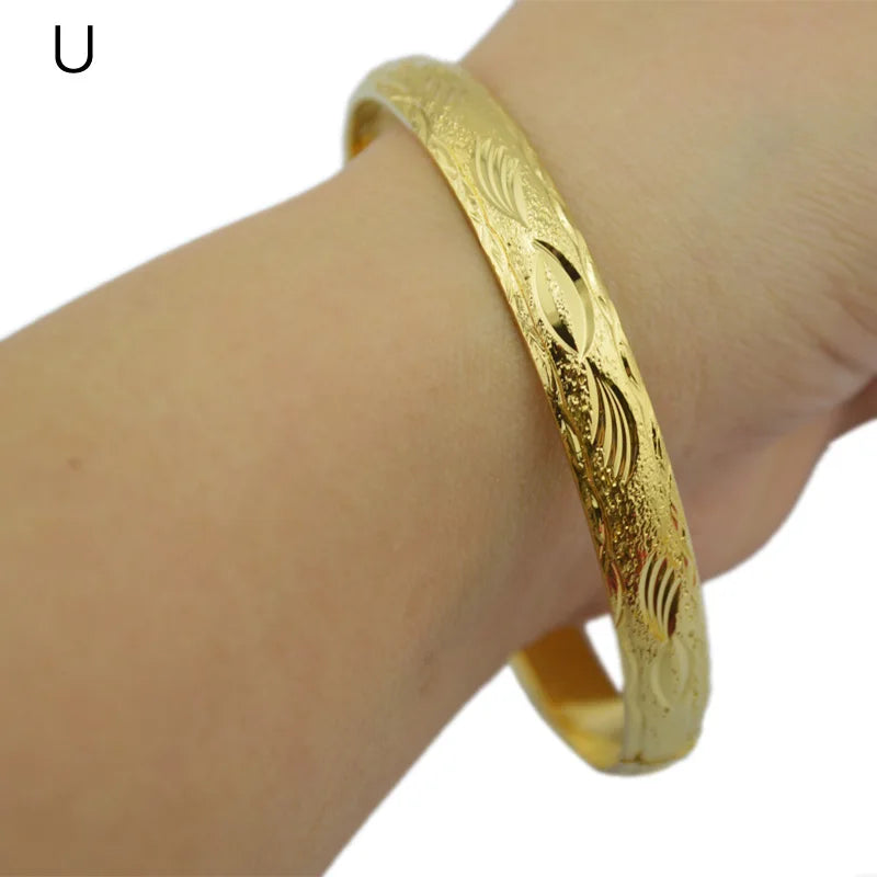 New Fashion Gold Color Bangles