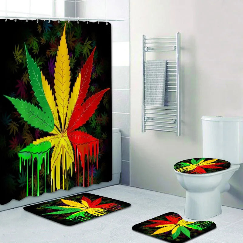 Jamaica Rasta Reggae Lion Bathroom Decor