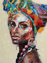 African Black Woman Canvas Posters