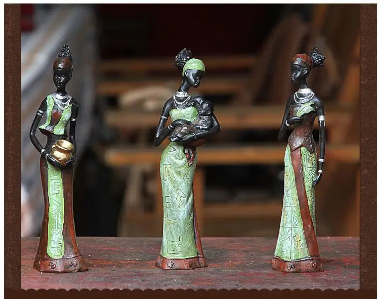 African woman people ornaments home decoration