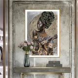 African Black Woman Canvas Posters