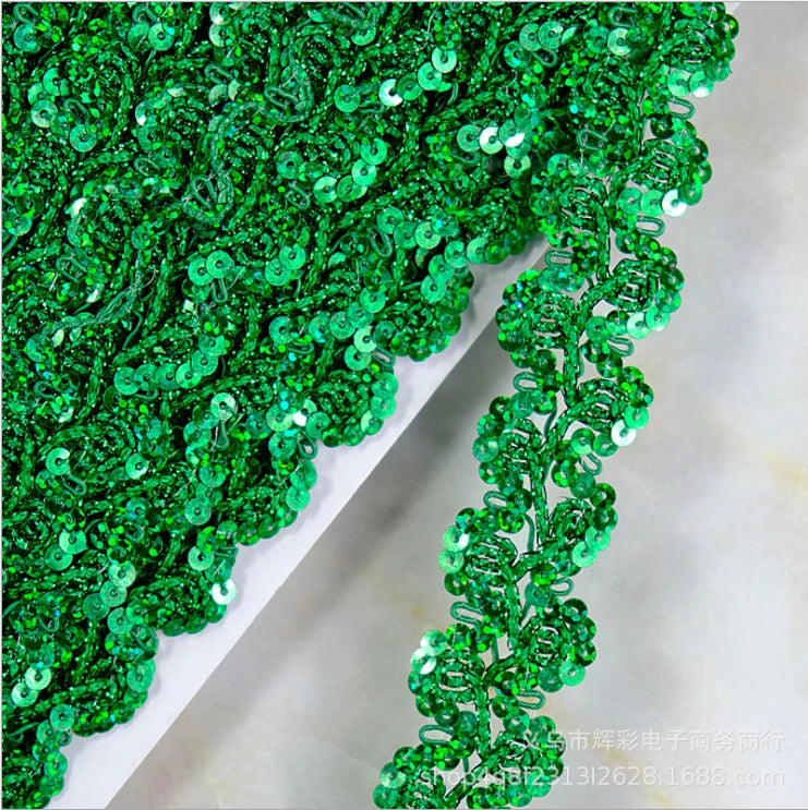 New Sequined Embroidery Lace