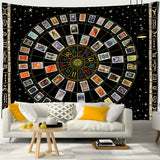 Mandala Tarot Tapestry Wall Hanging Zodiac