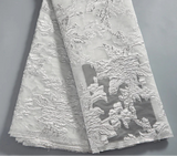 Satin Nigerian Brocade Gild Jacquard Lace Fabric