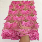 High Quality Nigerian Gilding Lace Fabric