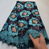 New African Cotton Handcut Lace Fabric