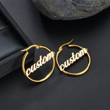 High Quality Personalized Name Drop Earrings