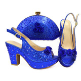 Christmas party shoes and Bags Matching Set