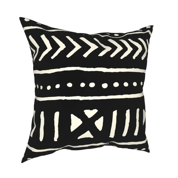 African Mud Square Pillowcase Polyester Printed Pillow Case