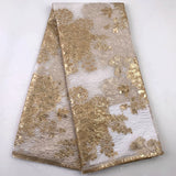 High Quality French Jacquard Lace Nigerian Brocade Jacquard Material Fabric