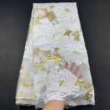 Latest High Quality African Nigerian Tulle Lace Fabric