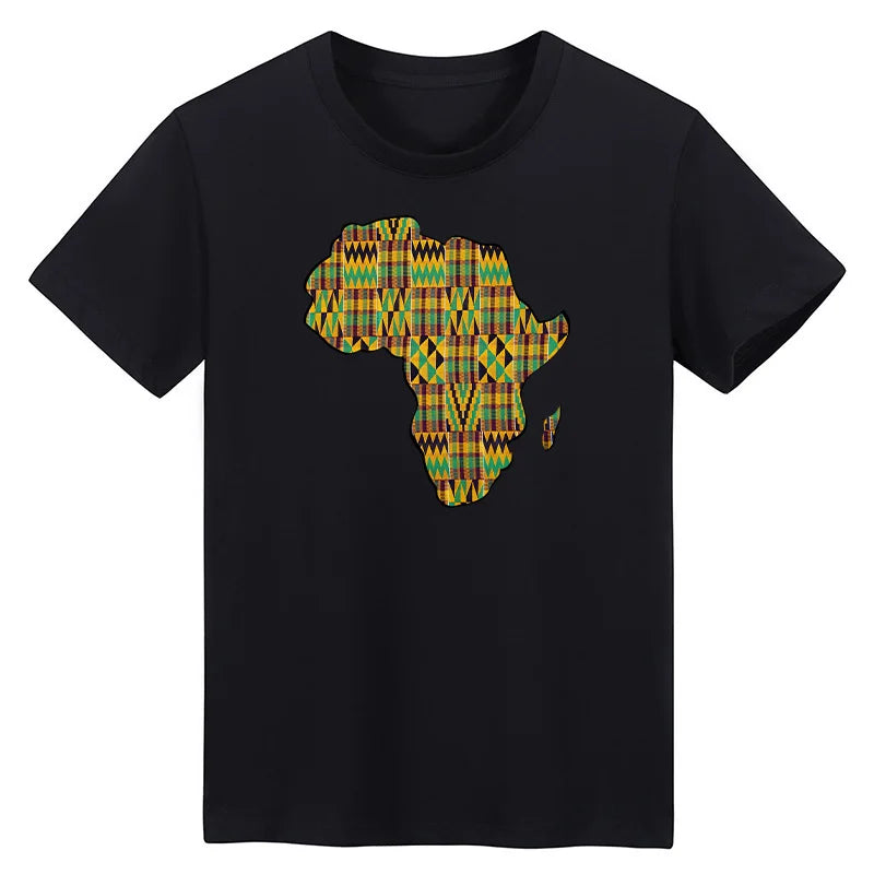 African Map Patches On Clothing