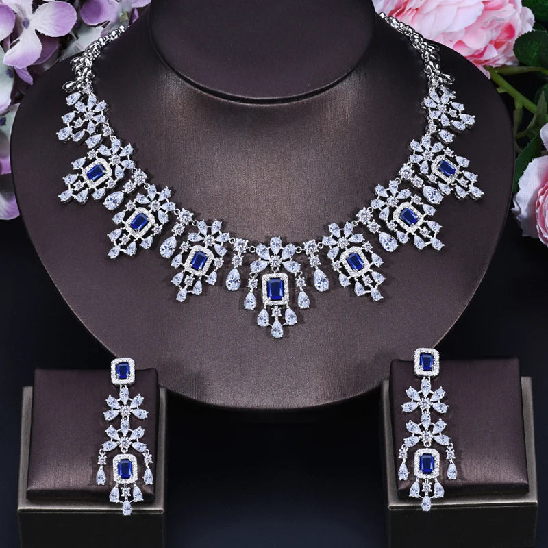 ANGELCZ Exclusive Dubai Bridal Costume Jewelry Set