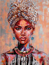 African Black Woman Canvas Posters