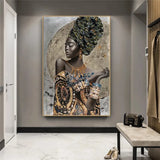 African Black Woman Canvas Posters