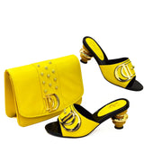 New Special Style Italian design Shoes and Bags To Match Set