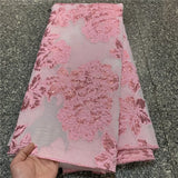 High Quality African Nigerian Tulle Lace Fabric