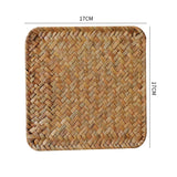 New Handmade Woven Placemat Heat Proof Mat