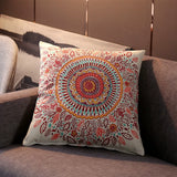 Retro Nostalgic Bohemia Short Plush Bedroom Pillow