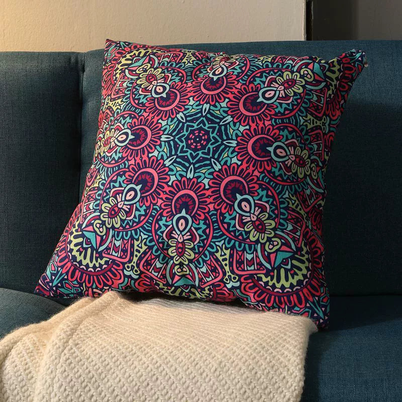 Ethnic Style Bohemia Square Bedroom Pillow Cover