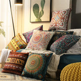 Ethnic Style Bohemia Square Bedroom Pillow Cover