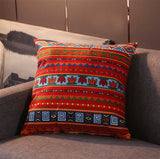 Retro Nostalgic Bohemia Short Plush Bedroom Pillow