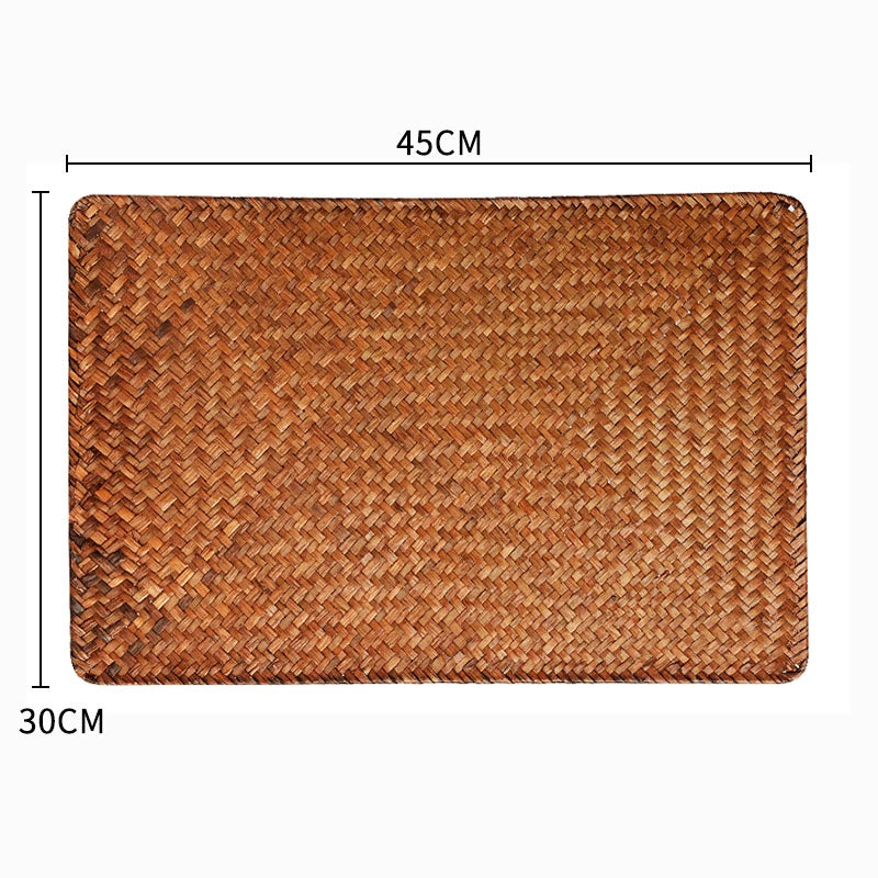 New Handmade Woven Placemat Heat Proof Mat