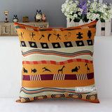 Square Thick Cotton and Linen Pillow Cover