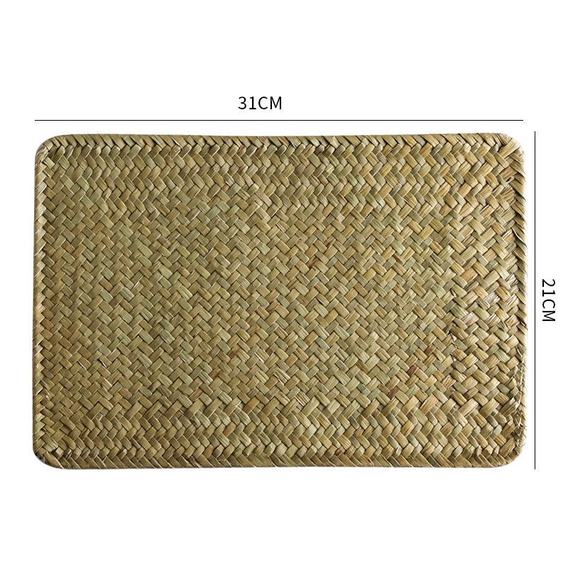 New Handmade Woven Placemat Heat Proof Mat