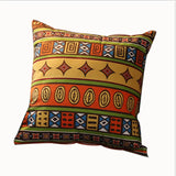 Retro Nostalgic Bohemia Short Plush Bedroom Pillow