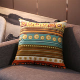 Retro Nostalgic Bohemia Short Plush Bedroom Pillow