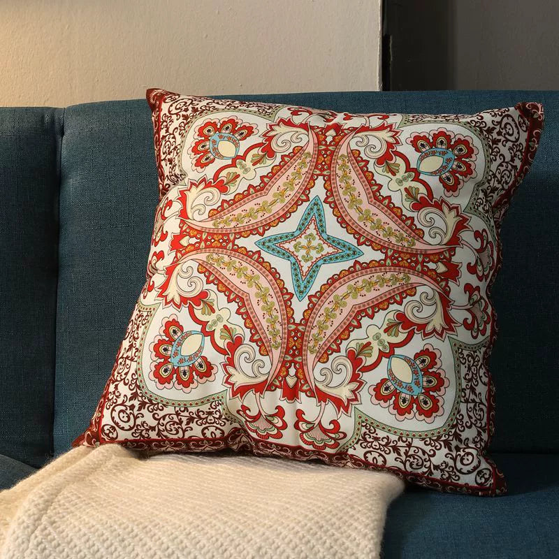 Ethnic Style Bohemia Square Bedroom Pillow Cover