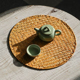 New Handmade Woven Placemat Heat Proof Mat