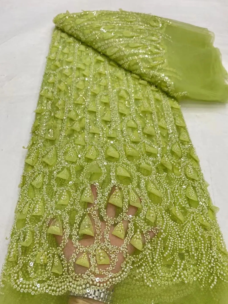 Nigerian Tulle Lace Fabrics