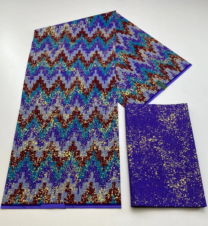 100% Cotton Nigeria Ankara Pagne Wax Fabric