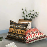 New African Ethnic Style Linen Cushion Cover