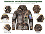 Men's Silent Soft Shell Camouflage Tactical Jacket