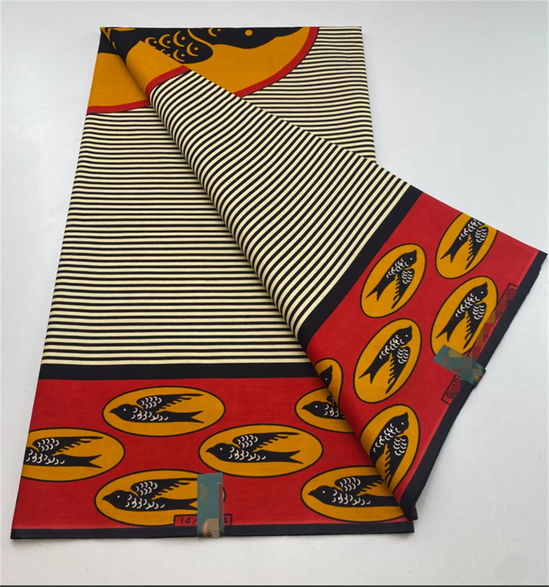 100% cotton Ankara Wax Ghana Fabric