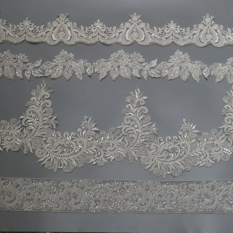 New luxury beaded embroidery lace