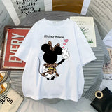 Mickey Anime Blouses Y2k Graphic T Shirts