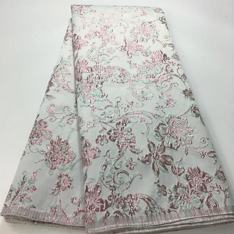 New Design Jacquard Brocade Lace Fabric