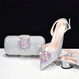 New Women Shoes and Bag Set