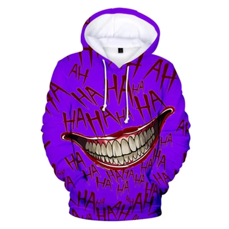 Haha joker 3D Print Sweatshirt Hoodies