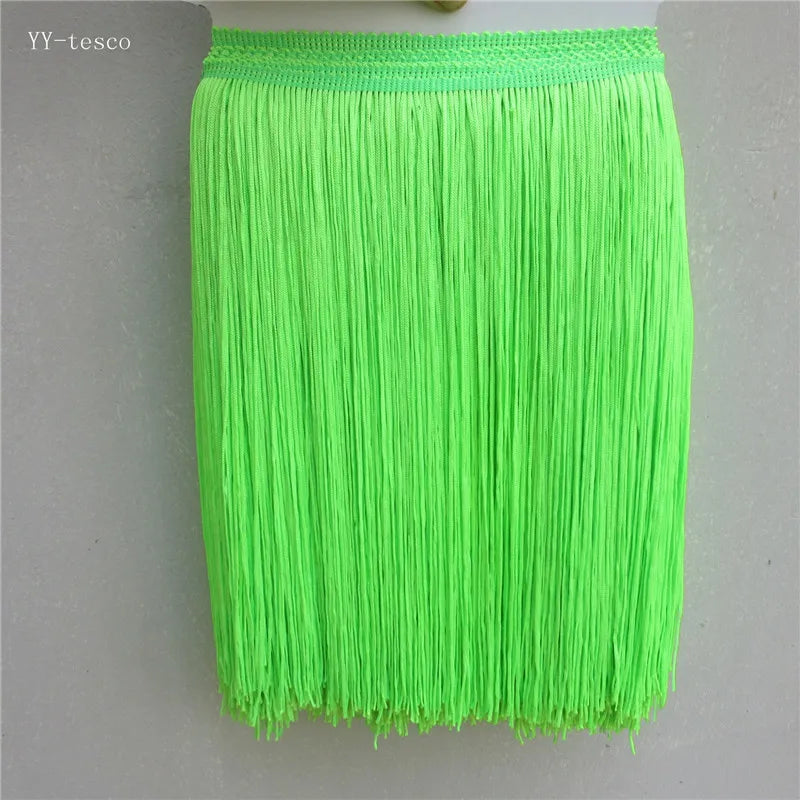 Hot Sale 30CM Long Polyester Tassel African Lace