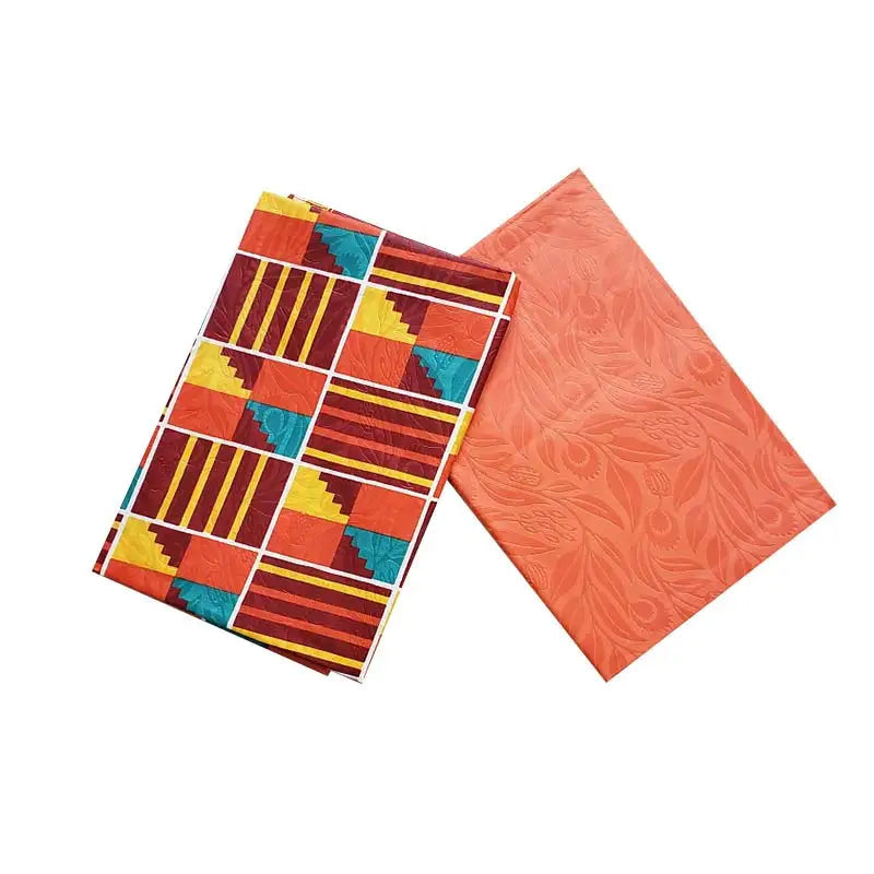 ACI African Real Wax Polyester Kente Fabric