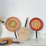 Summer Cooling Grass Handwoven Fan