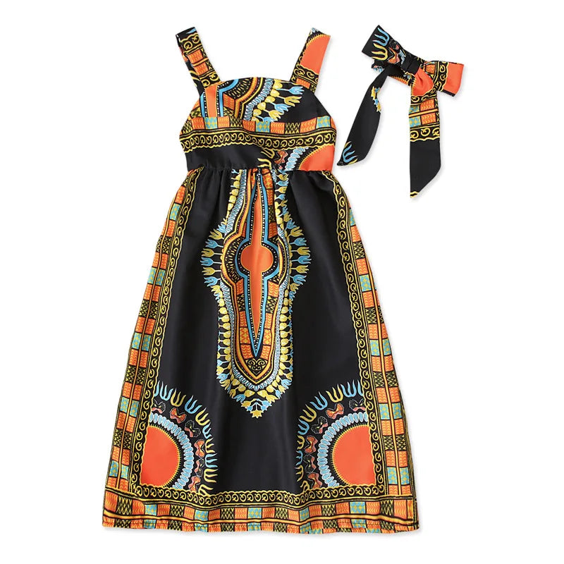 African Kids Fashion Dashiki Dress