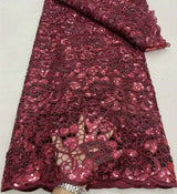 OIMG Nigerian Guipure Cord Lace Fabric